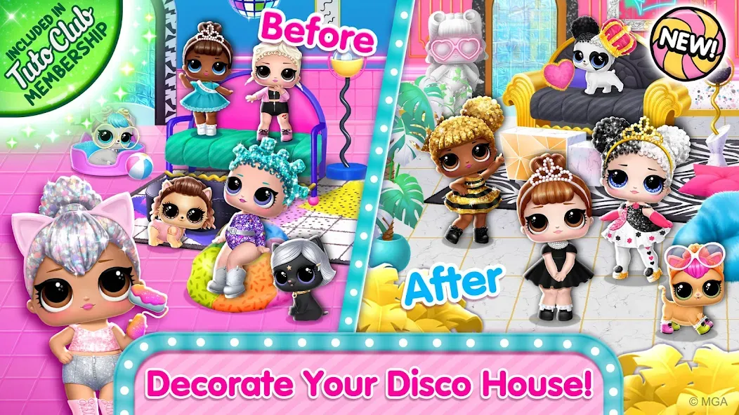 Download L.O.L. Surprise! Disco House [MOD Unlimited coins] latest version 1.9.5 for Android