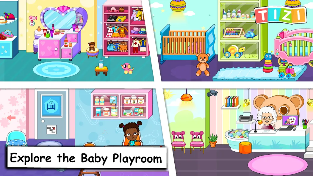 Download My Tizi Town Daycare Baby Game [MOD MegaMod] latest version 2.4.2 for Android