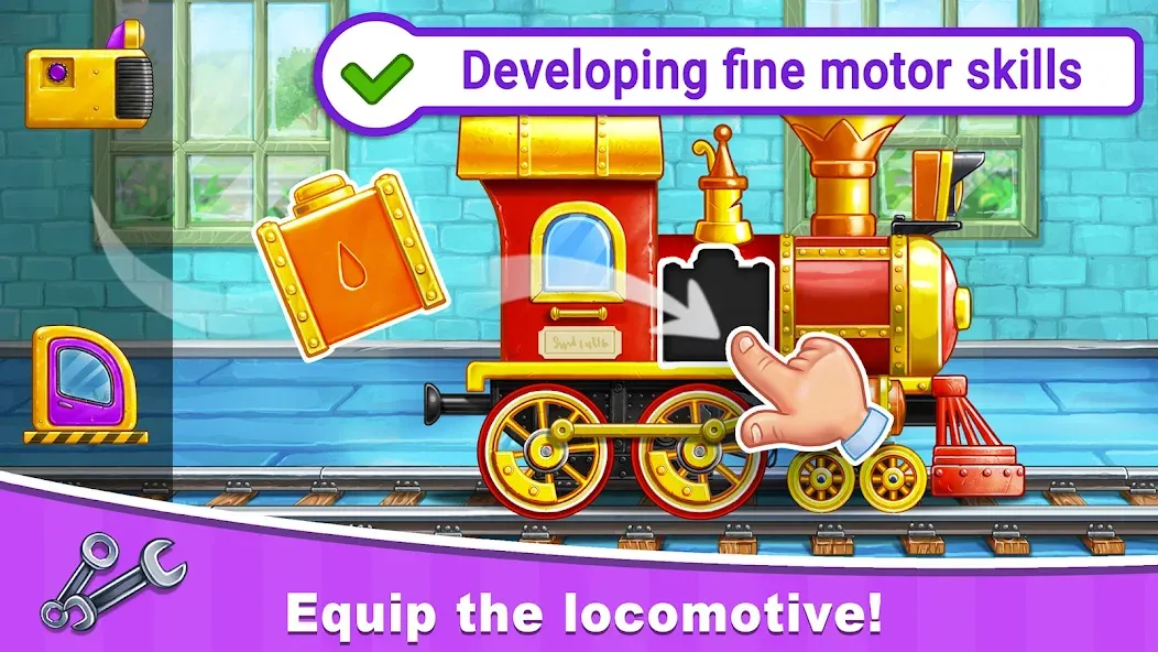 Download Train Games for Kids: station [MOD MegaMod] latest version 1.9.9 for Android
