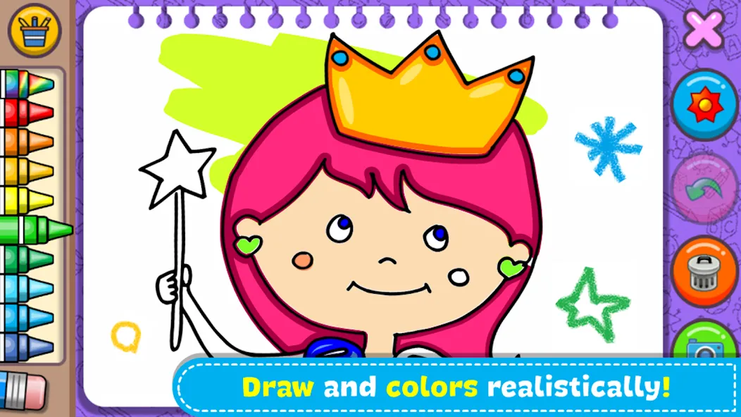 Download Princess Coloring Book & Games [MOD Unlimited money] latest version 0.9.5 for Android