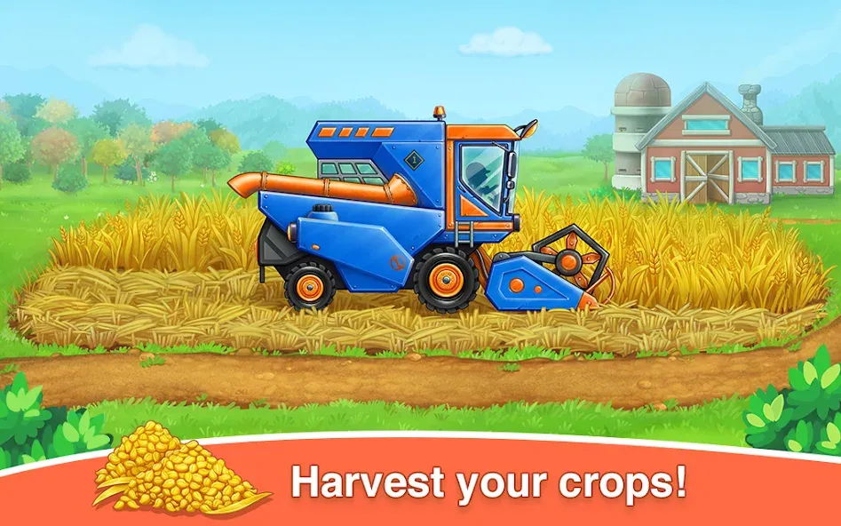 Download Farm land & Harvest Kids Games [MOD Unlocked] latest version 2.9.6 for Android