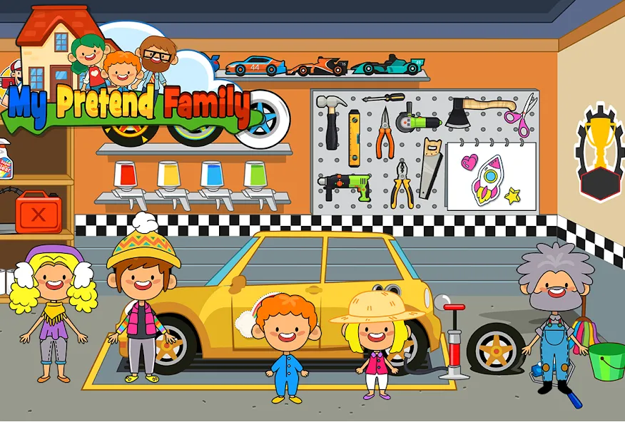 Download My Pretend Home & Family Town [MOD Unlimited coins] latest version 2.5.2 for Android