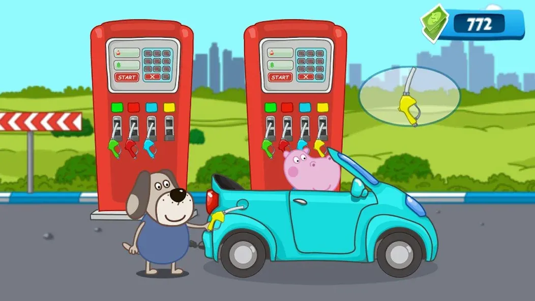 Download Hippo Car Service Station [MOD Unlimited coins] latest version 1.1.4 for Android