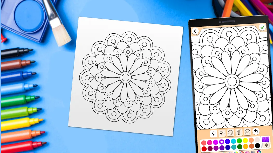 Download Mandala Coloring Pages [MOD Menu] latest version 2.8.6 for Android