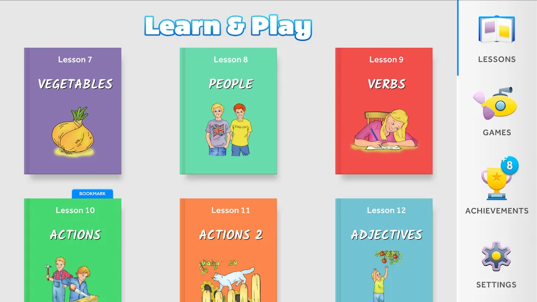 Download English for Kids: Learn & Play [MOD Unlocked] latest version 1.7.3 for Android