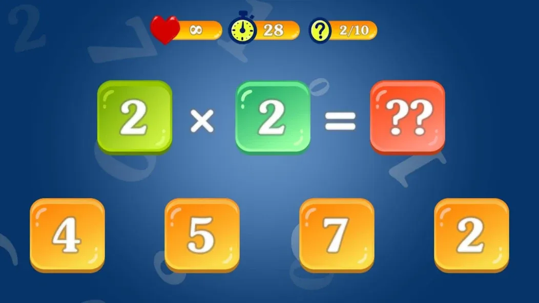 Download Multiply & Division (2х2) [MOD Unlimited money] latest version 2.4.1 for Android