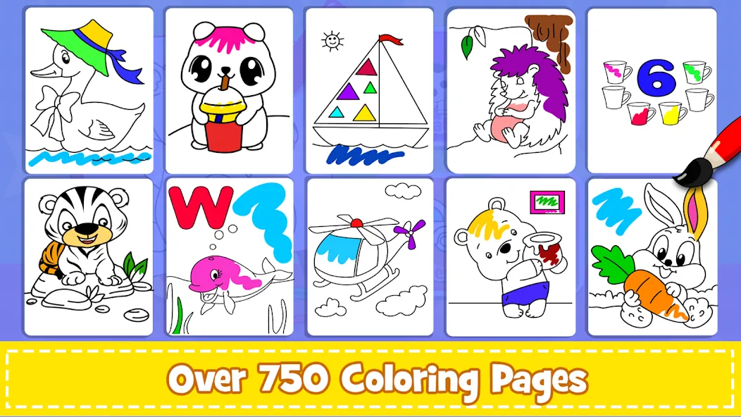 Download Coloring Games & Coloring Kids [MOD MegaMod] latest version 2.3.2 for Android
