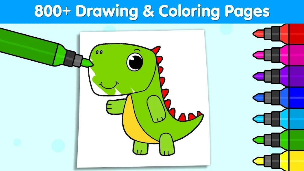 Download Coloring Games for Kids: Color [MOD Unlimited money] latest version 0.4.8 for Android