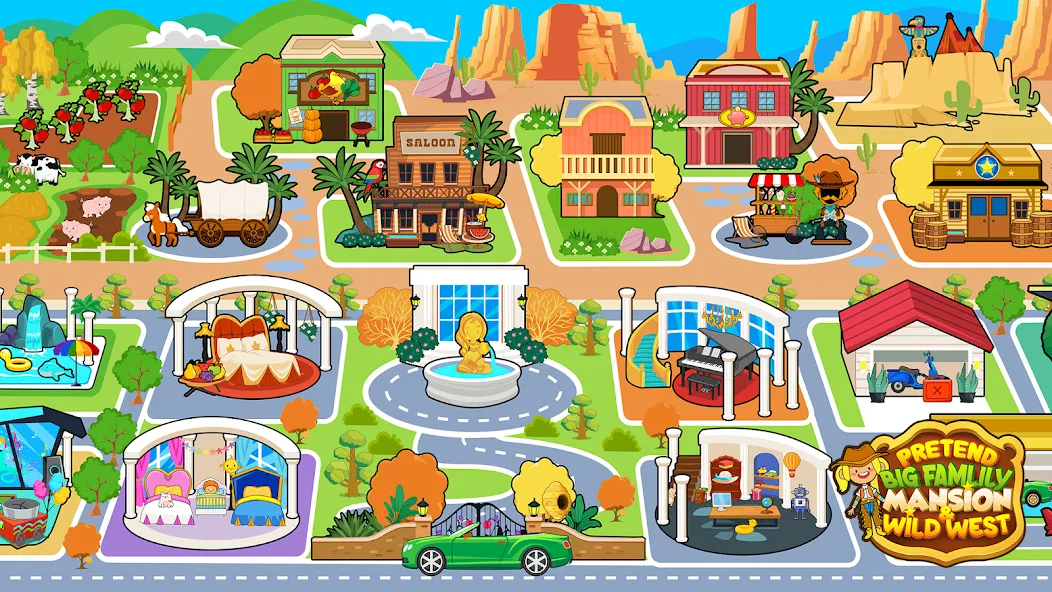 Download My Pretend Family Mansion [MOD Unlimited coins] latest version 0.9.8 for Android