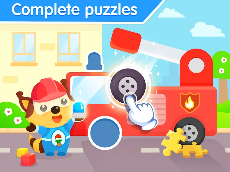 Download Сars for kids - puzzle games [MOD MegaMod] latest version 0.5.7 for Android