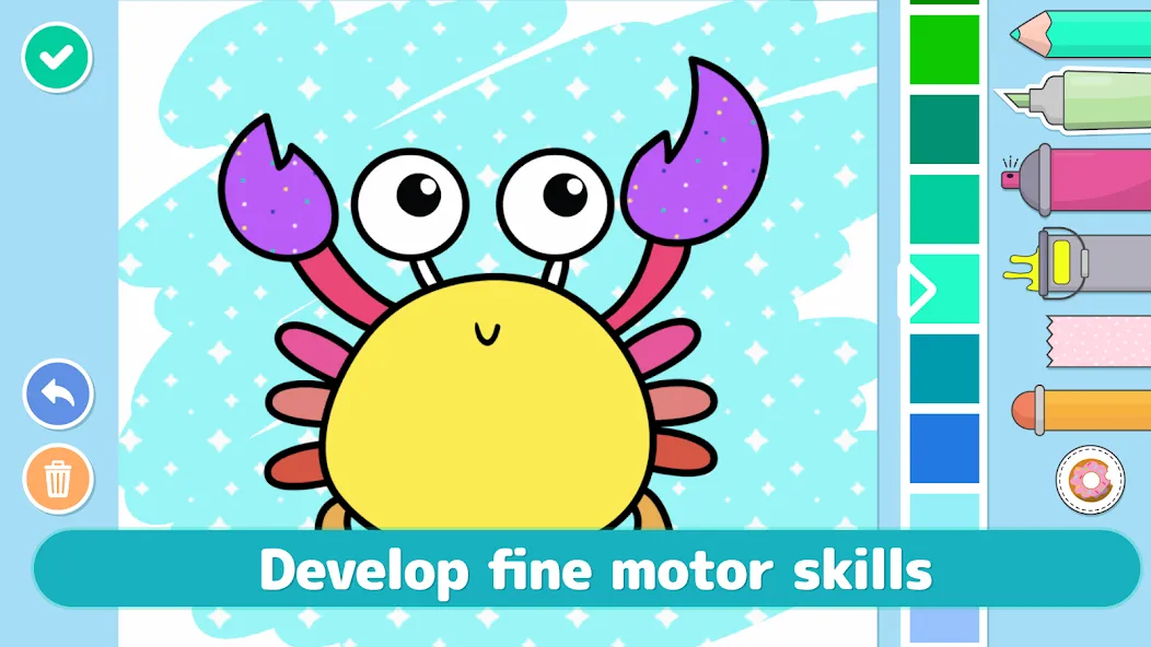 Download Coloring games for kids Learn [MOD Menu] latest version 1.2.6 for Android