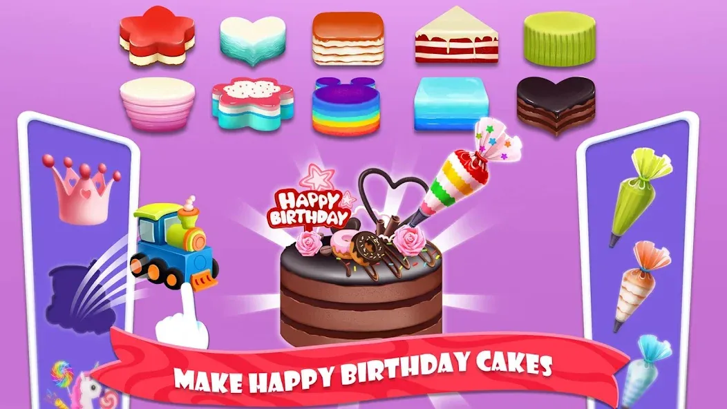 Download Cake maker : Cooking games [MOD Unlimited money] latest version 1.7.9 for Android