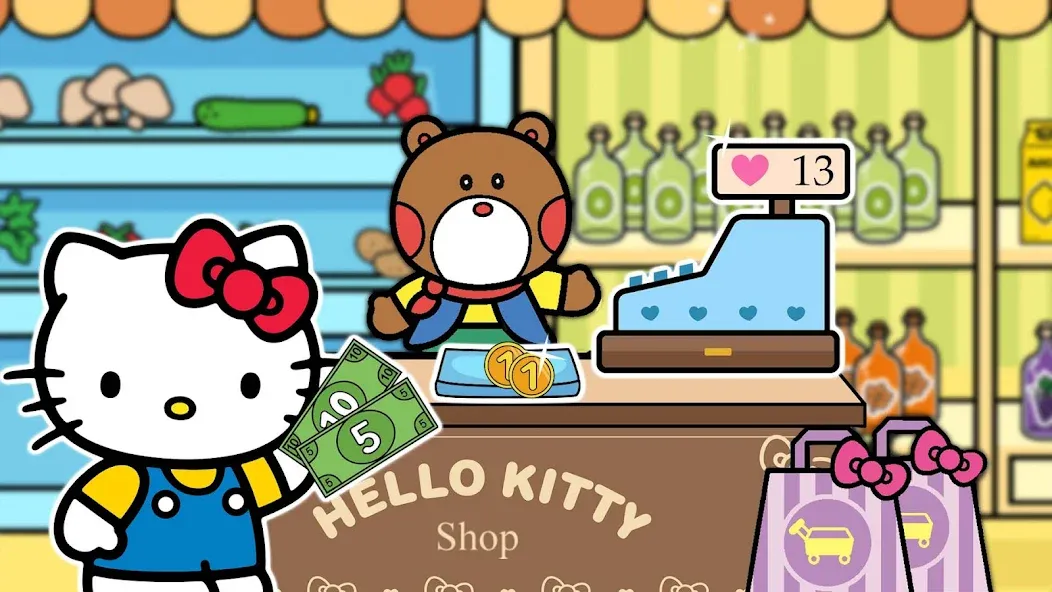 Download Hello Kitty: Kids Supermarket [MOD Unlimited coins] latest version 2.1.7 for Android