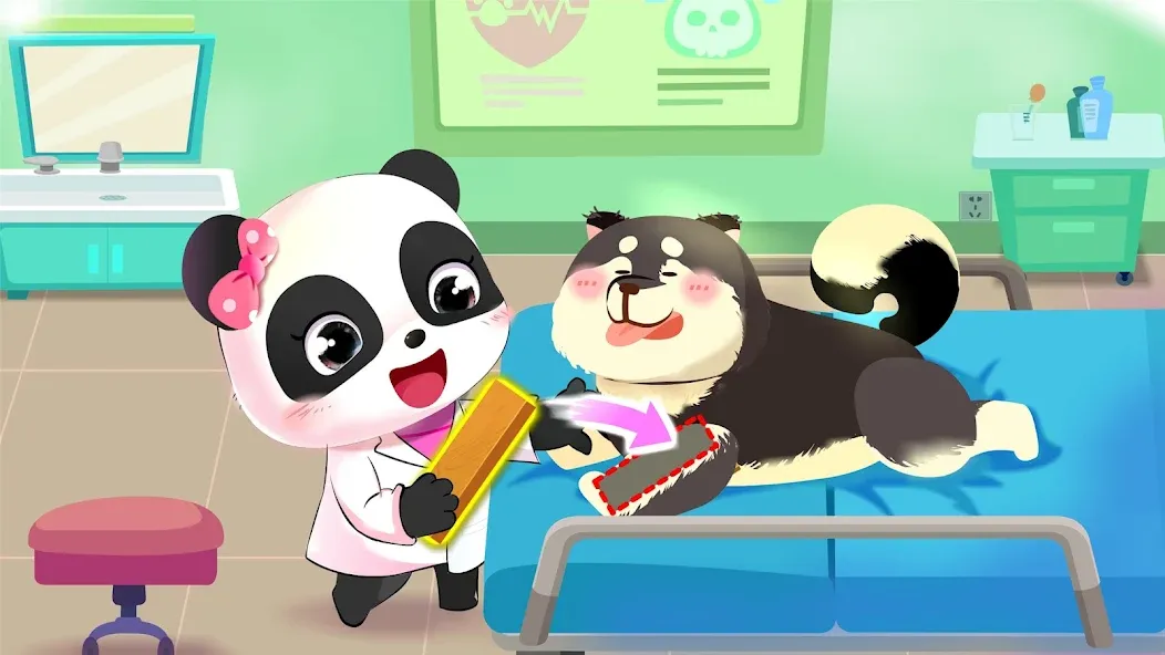 Download Baby Panda's Pet Care Center [MOD Unlimited coins] latest version 2.1.9 for Android