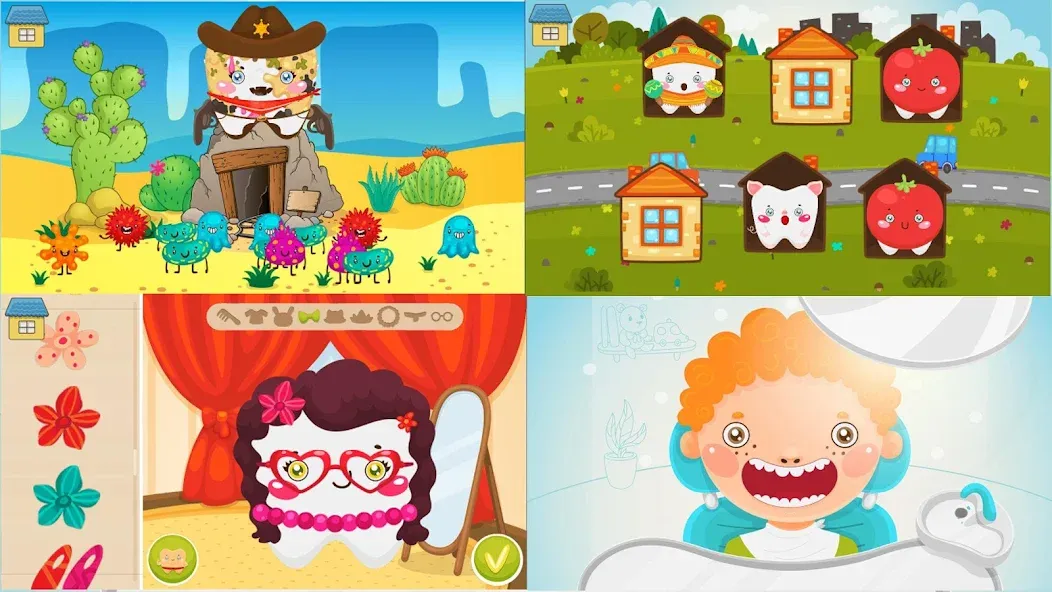 Download Funny Teeth kids dentist care! [MOD Unlimited money] latest version 1.8.2 for Android