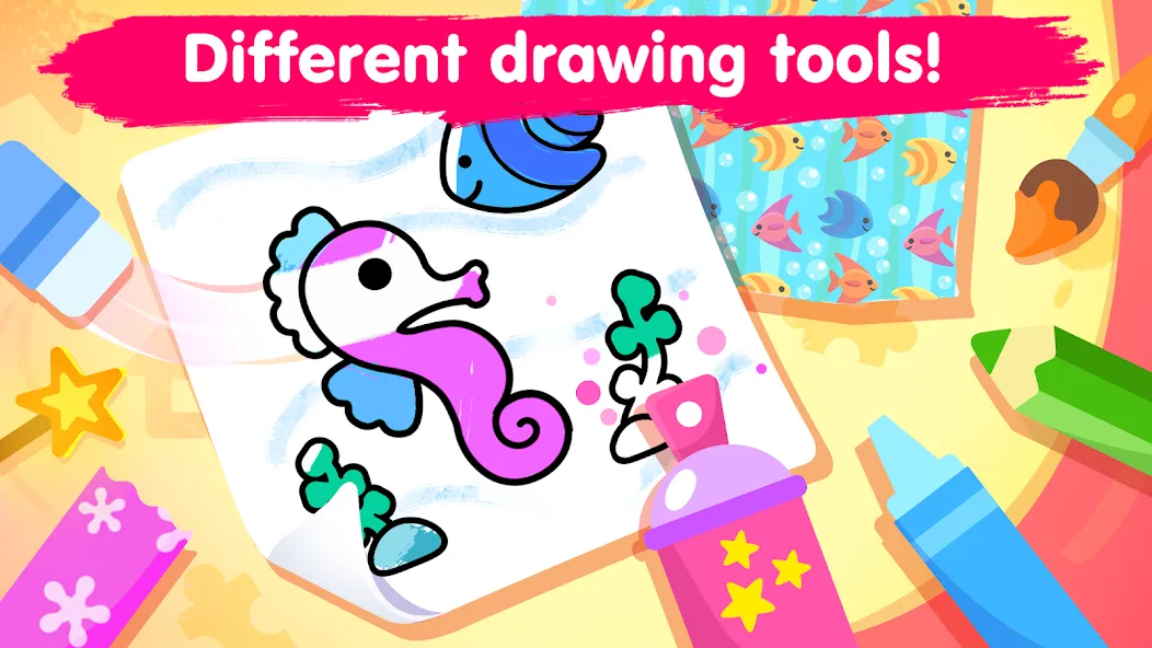 Download Coloring games for kids age 2 [MOD MegaMod] latest version 0.3.7 for Android