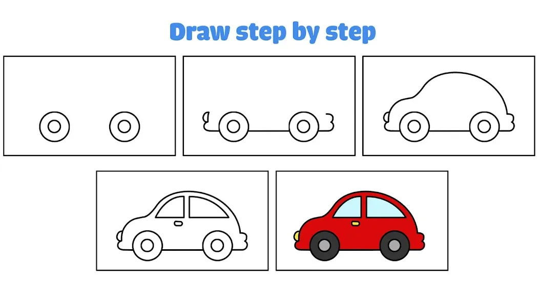 Download Cars drawings: Learn to draw [MOD Unlimited coins] latest version 1.4.6 for Android