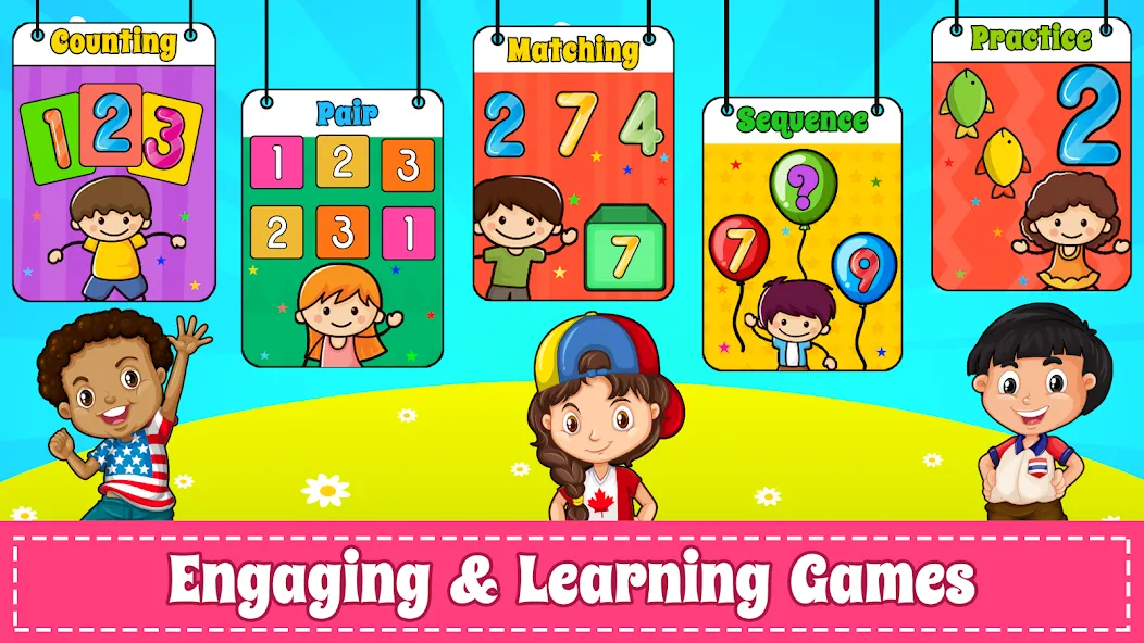 Download Learn 123 Numbers Kids Games [MOD Unlimited money] latest version 2.1.2 for Android