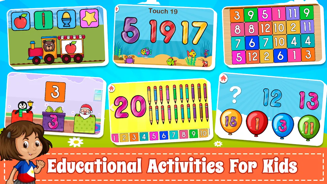 Download Learn 123 Numbers Kids Games [MOD Unlimited money] latest version 2.1.2 for Android