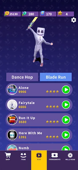 Download Marshmello Music Dance [MOD MegaMod] latest version 2.3.7 for Android