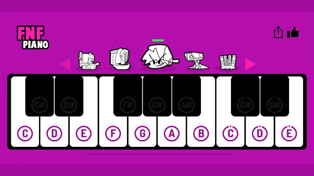 Download FNF Piano [MOD Unlimited coins] latest version 1.4.1 for Android