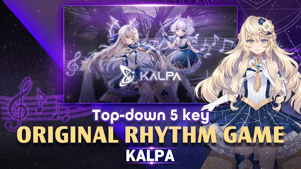 Download KALPA - Original Rhythm Game [MOD Unlimited money] latest version 1.9.8 for Android