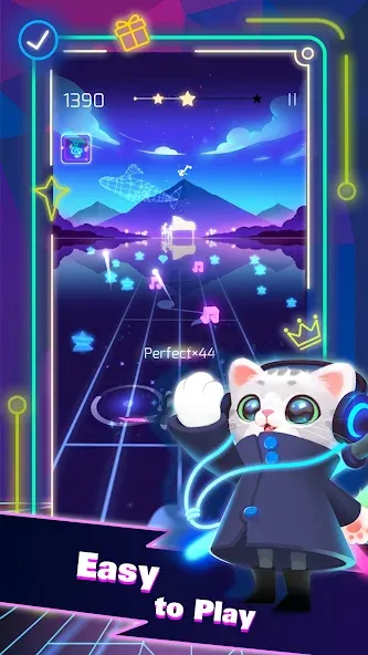 Download Sonic Cat - Slash the Beats [MOD MegaMod] latest version 1.7.7 for Android