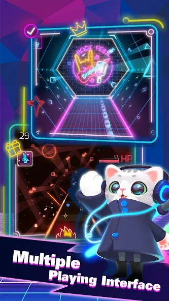 Download Sonic Cat - Slash the Beats [MOD MegaMod] latest version 1.7.7 for Android