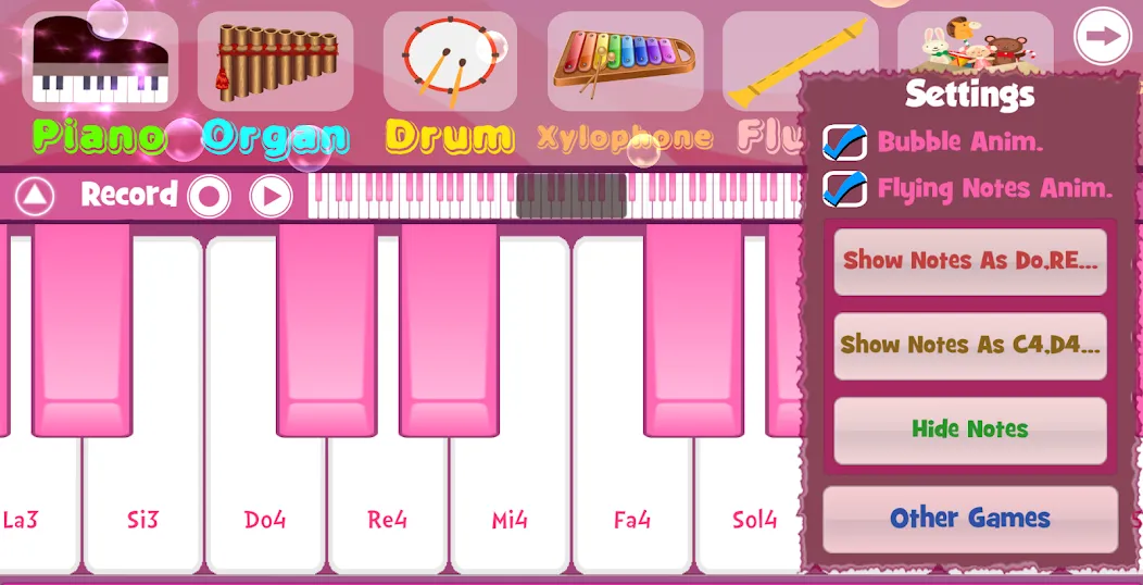 Download Pink Piano [MOD MegaMod] latest version 1.2.9 for Android