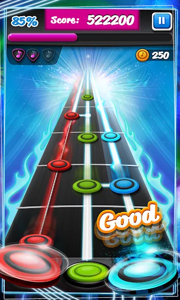 Download Rock Hero - Guitar Music Game [MOD Unlimited coins] latest version 1.5.3 for Android