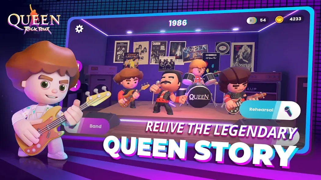 Download Queen: Rock Tour - The Officia [MOD MegaMod] latest version 2.3.4 for Android