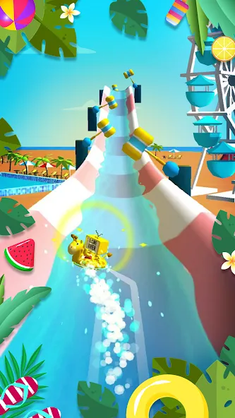 Download Waterpark: Slide Race [MOD Unlocked] latest version 2.4.4 for Android