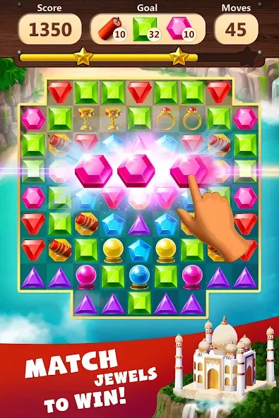 Download Jewels Planet - Match 3 Puzzle [MOD Unlocked] latest version 1.1.1 for Android