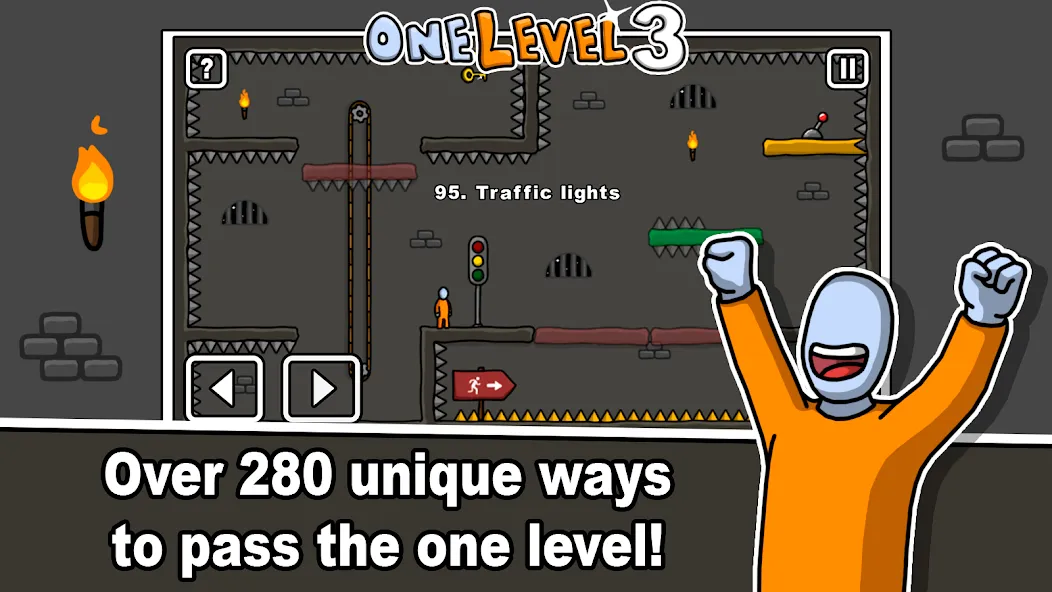 Download One Level 3 Stickman Jailbreak [MOD Unlimited coins] latest version 2.4.2 for Android