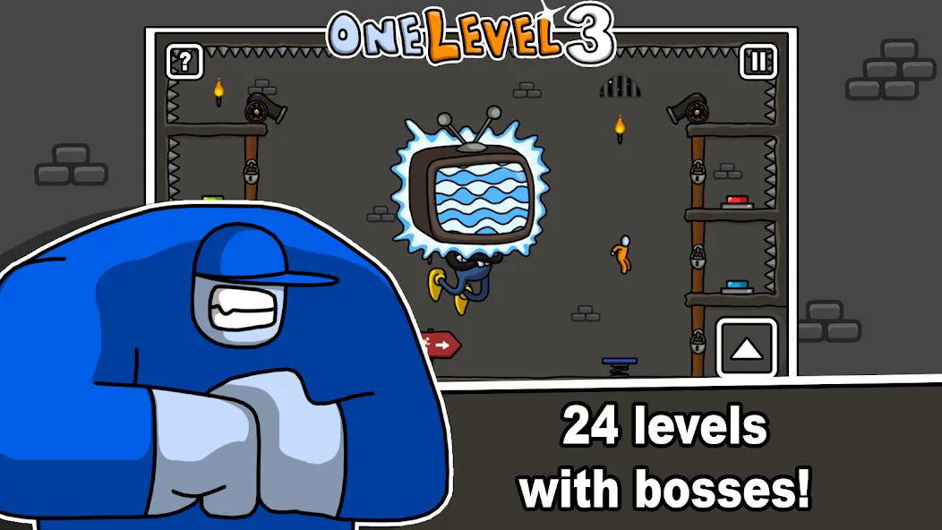 Download One Level 3 Stickman Jailbreak [MOD Unlimited coins] latest version 2.4.2 for Android