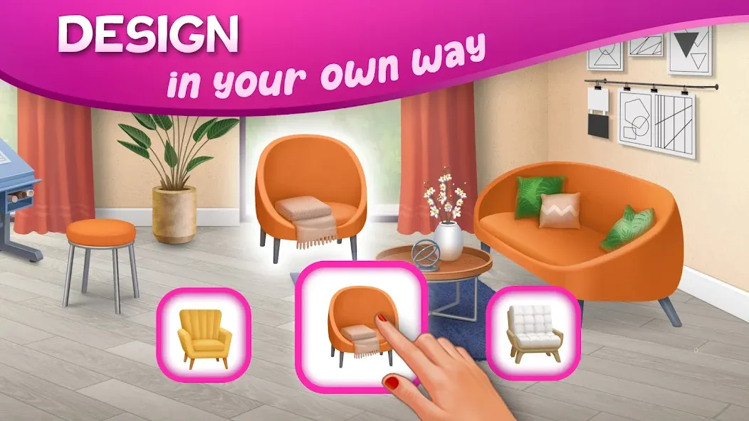 Download DesignVille: Merge & Story [MOD Menu] latest version 0.5.2 for Android