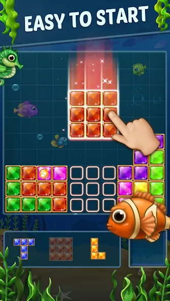 Download Block Ocean Puzzle 1010 [MOD Unlimited money] latest version 2.6.6 for Android