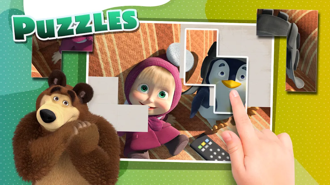 Download Masha and the Bear - Game zone [MOD MegaMod] latest version 1.4.7 for Android