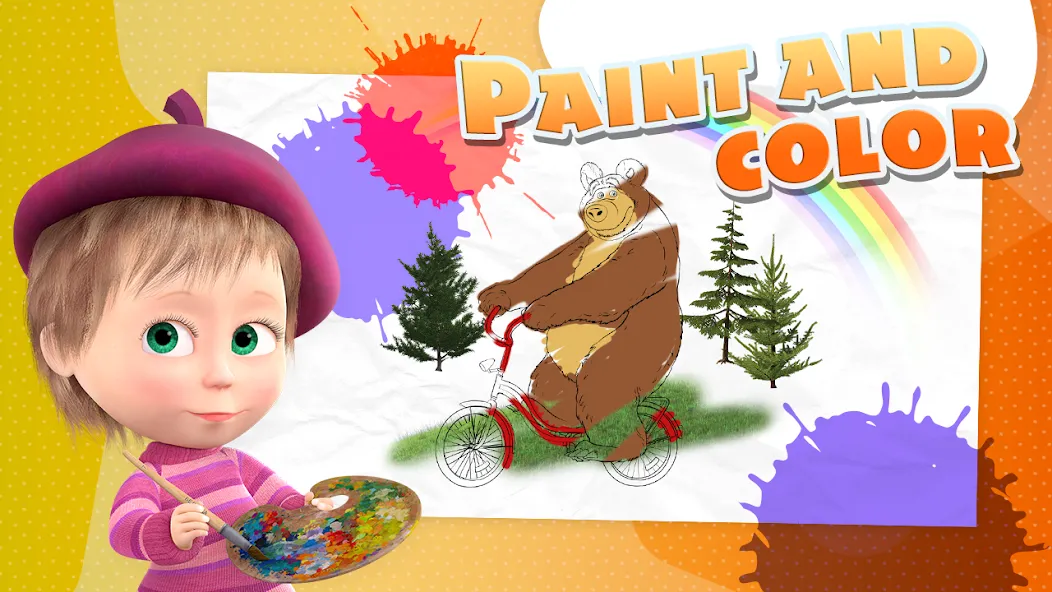 Download Masha and the Bear - Game zone [MOD MegaMod] latest version 1.4.7 for Android