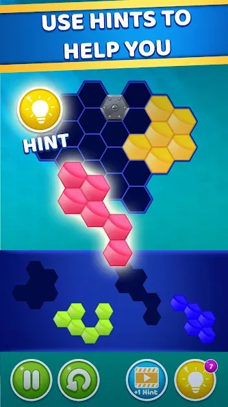 Download Hexagon Match [MOD MegaMod] latest version 2.9.4 for Android