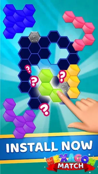 Download Hexagon Match [MOD MegaMod] latest version 2.9.4 for Android