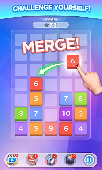 Download Merge Number Puzzle [MOD Unlimited money] latest version 1.8.8 for Android