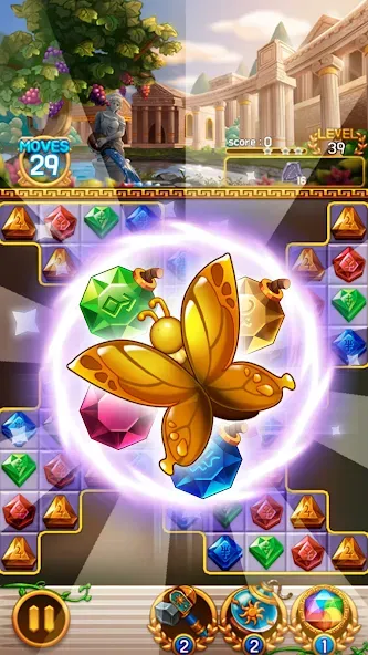 Download Jewel Athena: Match 3 blast [MOD Unlimited money] latest version 2.4.6 for Android