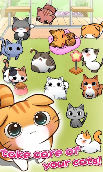 Download Cat Room - Cute Cat Games [MOD Unlimited money] latest version 2.9.1 for Android