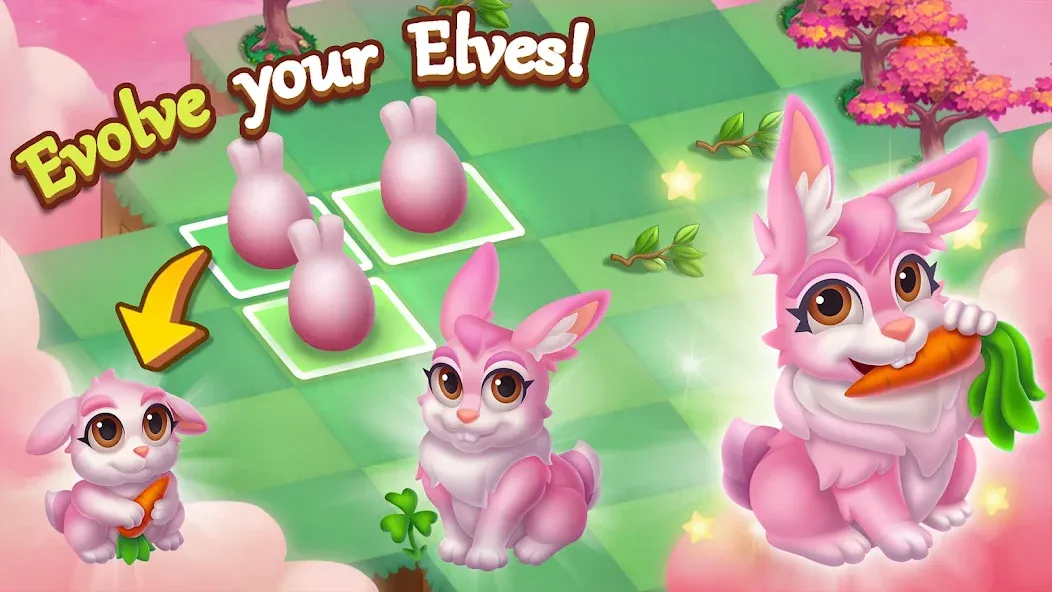 Download Merge Elves-Merge 3 Puzzles [MOD Menu] latest version 1.4.7 for Android