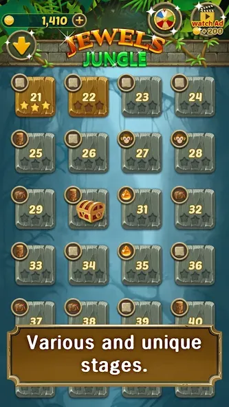 Download Jewels Jungle : Match 3 Puzzle [MOD Menu] latest version 2.3.2 for Android