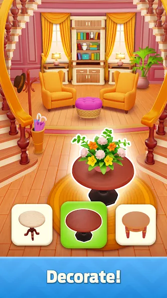 Download Mergedom: Home Design [MOD Unlocked] latest version 0.7.2 for Android