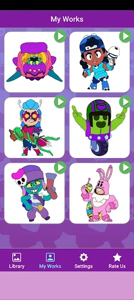Download Coloring Brawl Stars All Skins [MOD Unlimited money] latest version 2.2.6 for Android
