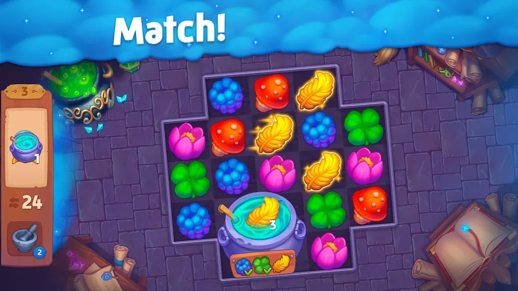 Download Spellmind: Match 3 Game [MOD Unlimited money] latest version 1.4.1 for Android