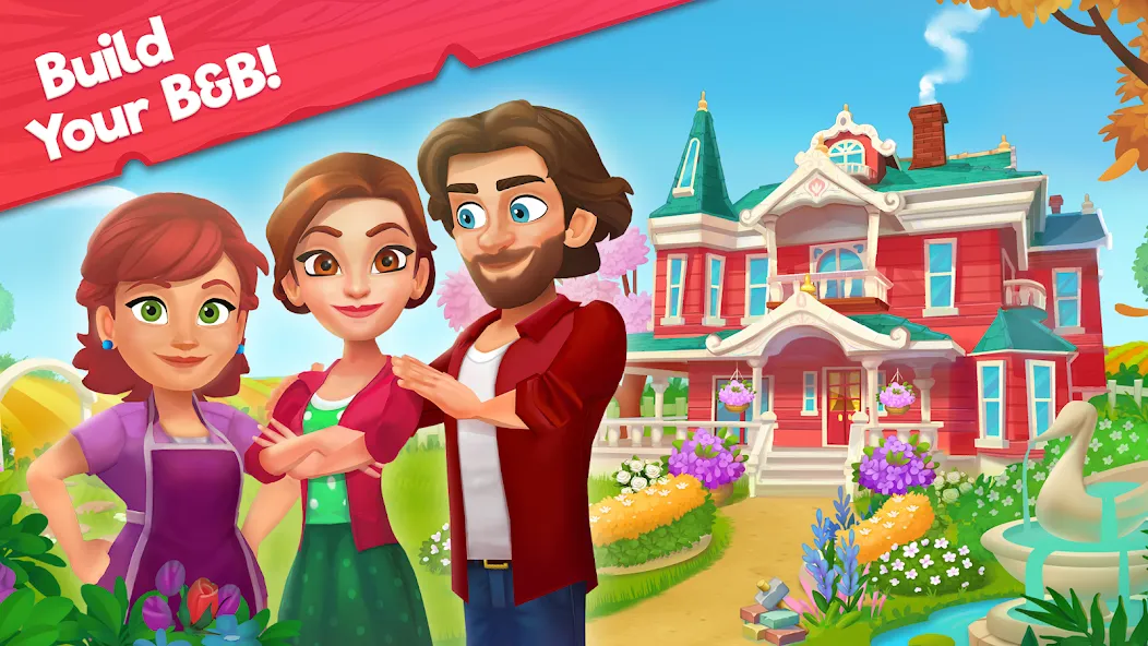 Download Delicious B&B: Decor & Match 3 [MOD Unlocked] latest version 2.1.5 for Android